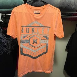 Hurley Men’s Orange Tshirt